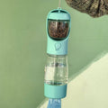 3-in-1 Dog Travel water Bottle with food Storage & Poop Bag Holder